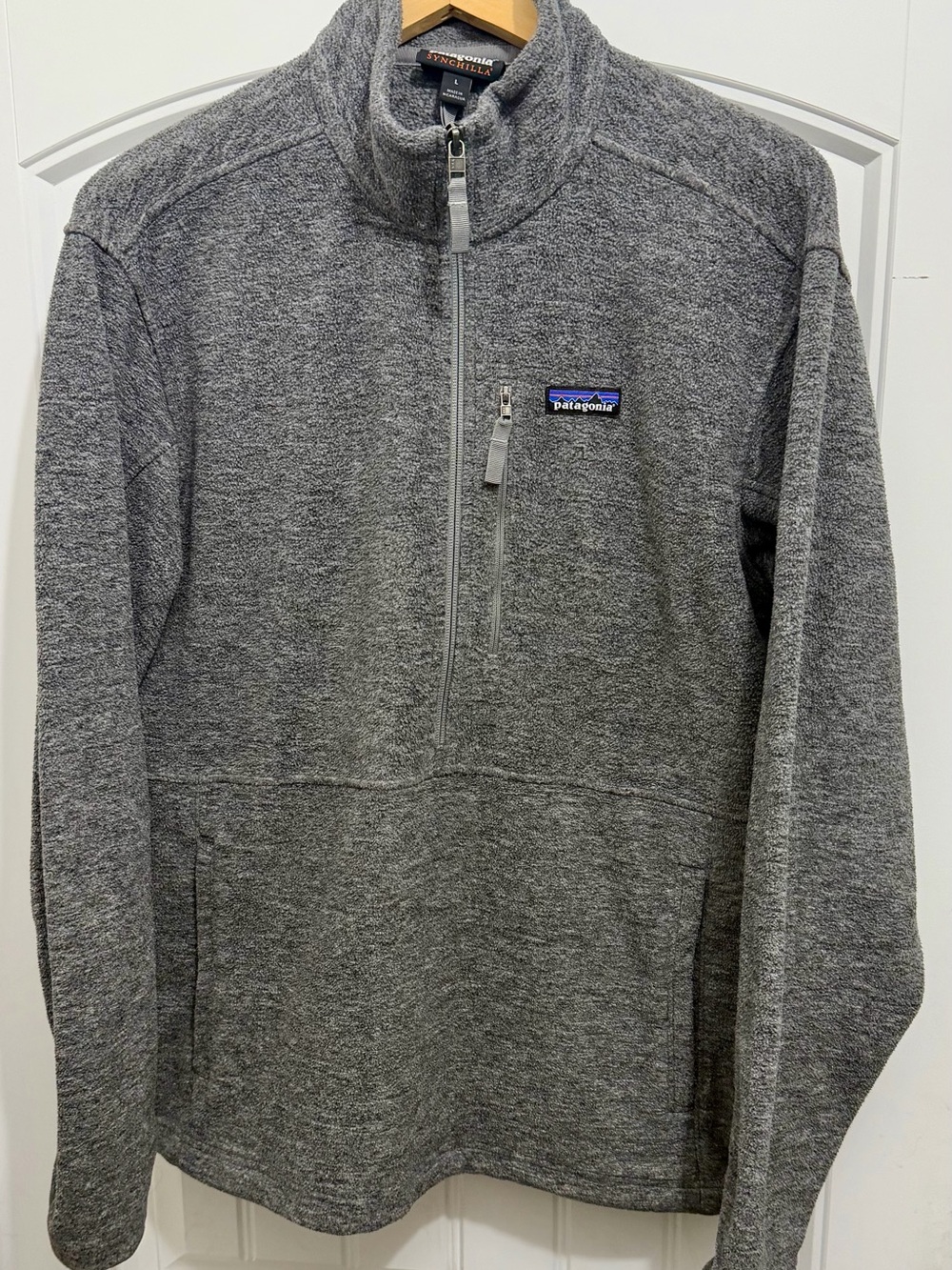 Patagonia Men’s Classic Synchilla Marsupial Pullover, Size L, Gorpcore 23000